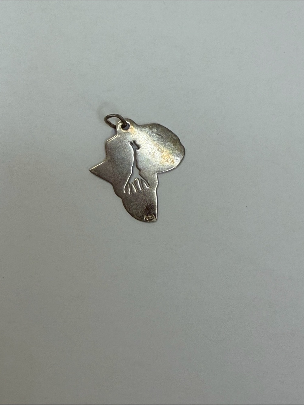 Africa Giraffe Sterling Silver Charm